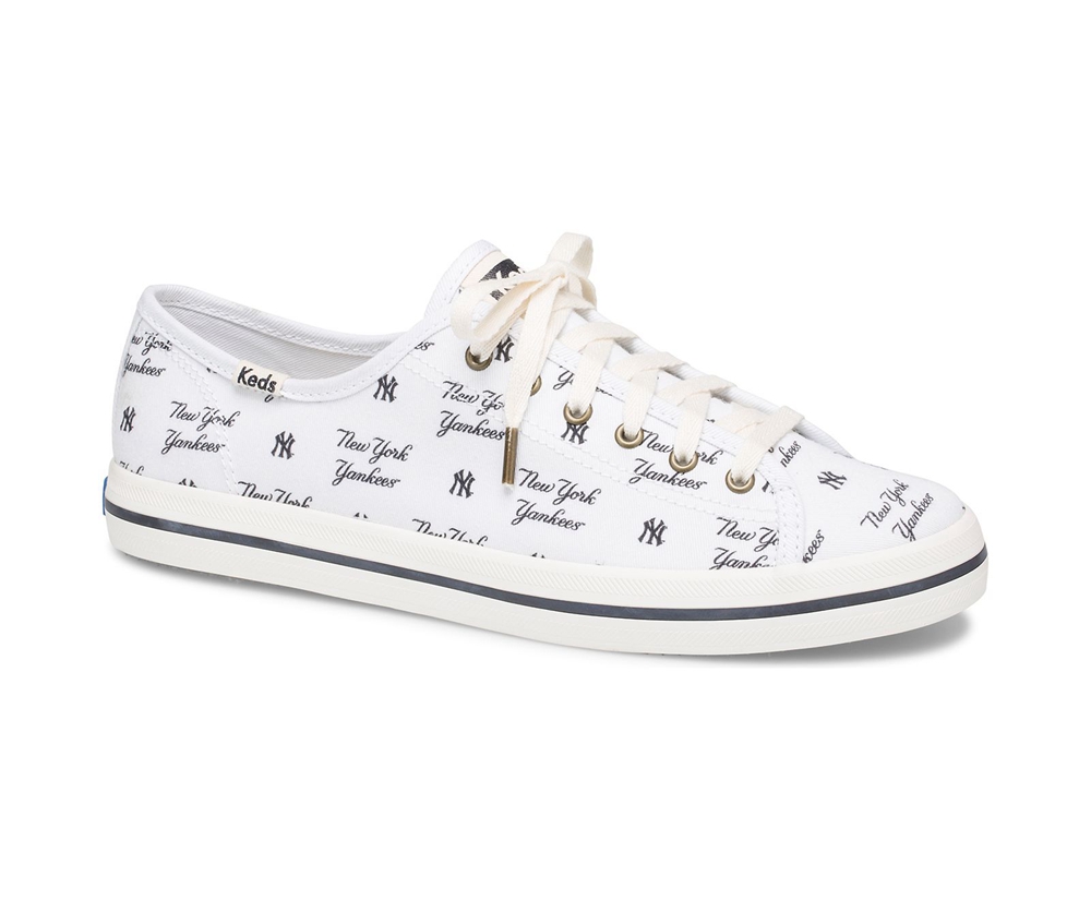 Zapatillas Keds Mujer Blancas - Kickstart Mlb® - 380-IUAPML